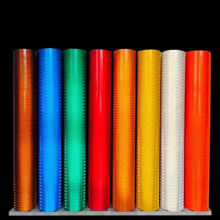 Factory Price Waterproof High Visibility Self-adhesive Pet Reflective Safety High Intensity Prismatic Reflective Sheeting