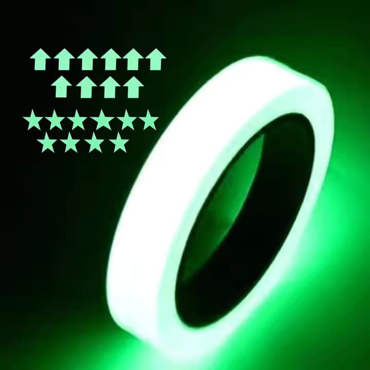 Free Samples Bedroom Living Room Home Wall Glow in Dark Star Stickers, Glow in Dark Tape