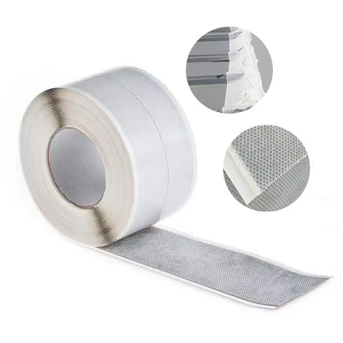Hot Sale Butyl Sealing Tape Nonwoven Fabric Cover Self Adhesive Butyl Tape for Waterproofing Wet Areas