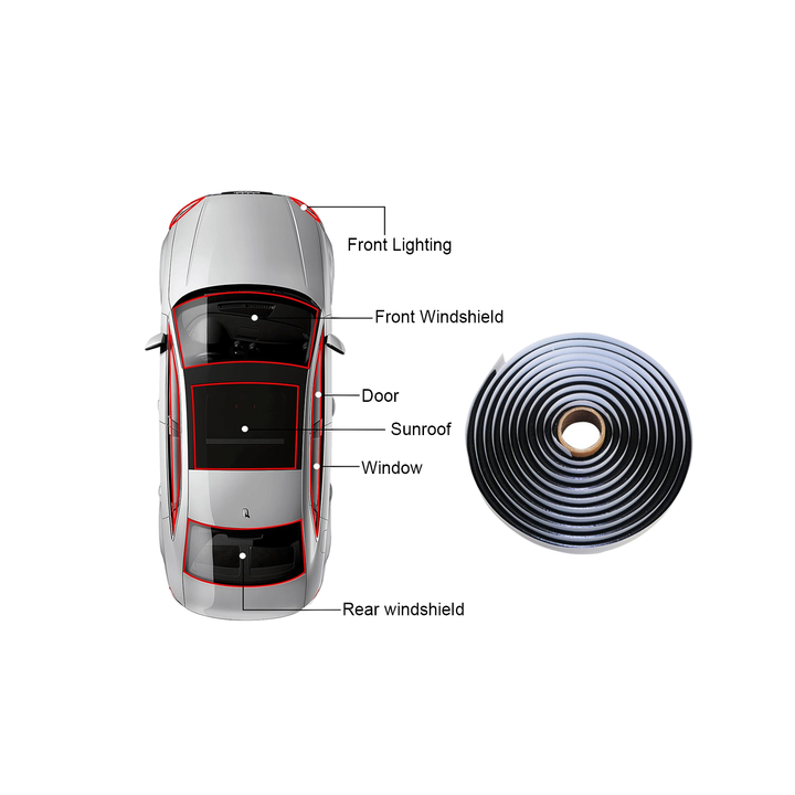 Factory Price Butyl Sealant Tape Rubber Sealant Multi-Purpose Butyl Tape Double Sided Butyl Tape for Automotive Car,Marine