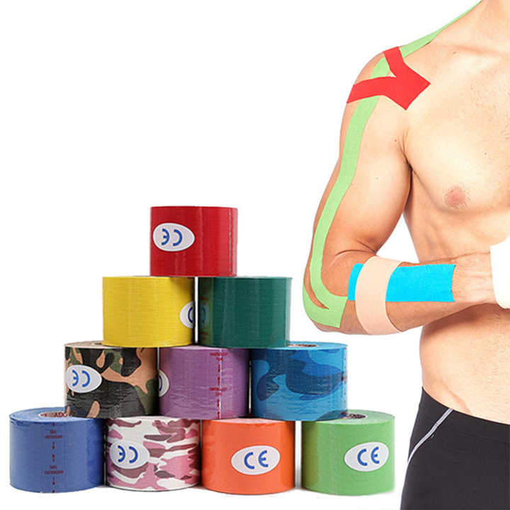 China Factory Kinesiology Tape Sports Tape Kinesiology, Precut Kinesiology Tape
