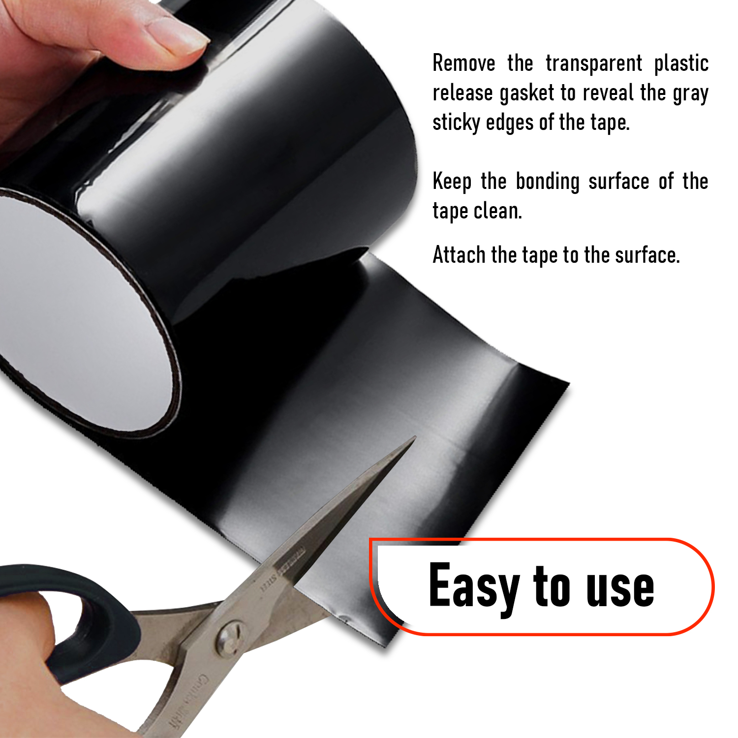 Patches Instant Stop Leak Rubberized Waterproof Rubber Seal Tape Adhesive Tape for Water Leaks,Water Leak Tape