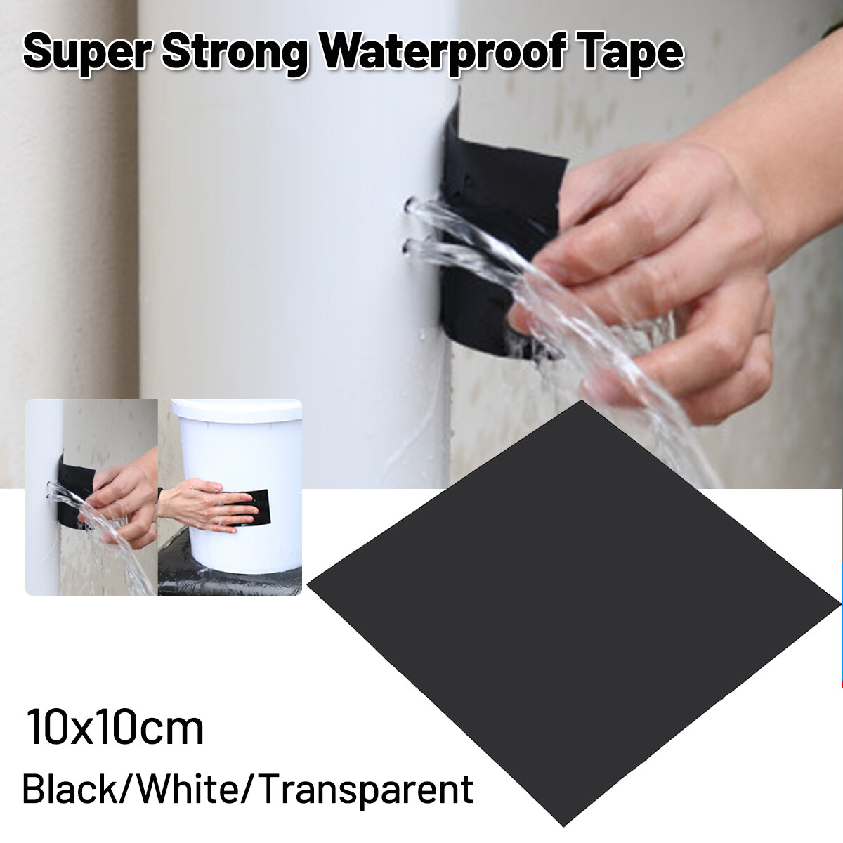 Patches Instant Stop Leak Rubberized Waterproof Rubber Seal Tape Adhesive Tape for Water Leaks,Water Leak Tape