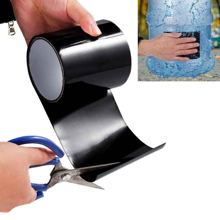 Free Sample Provided Low MOQ Black White Transparent Customized Size Adhesive Anti Leak Tape,Strong Waterproof Tape