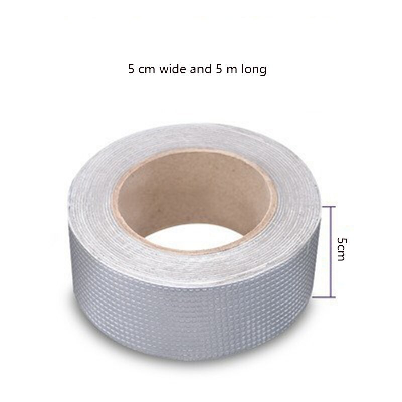Factory Directly Supply Super Strong 3m 5m Silver Foil Waterproof Tape for Used in Roof Repair