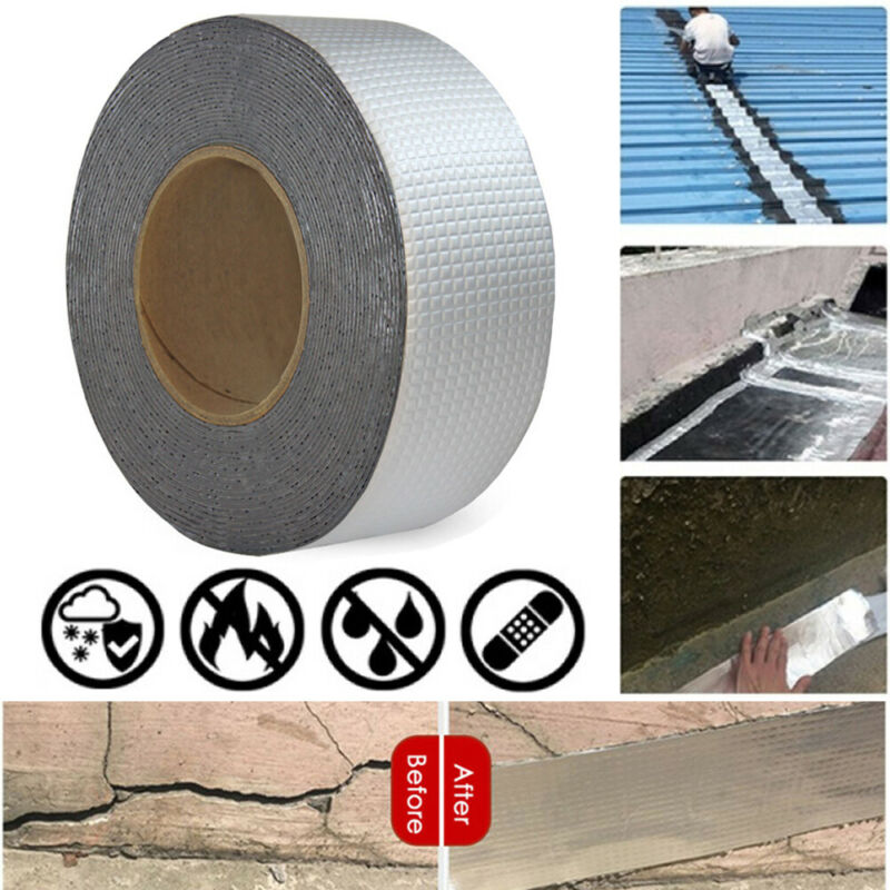 Factory Directly Supply Super Strong 3m 5m Silver Foil Waterproof Tape for Used in Roof Repair