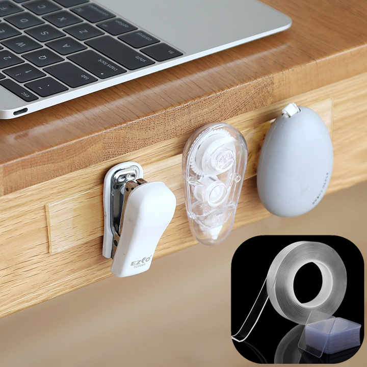 Double Sided Nano Tape Reusable Removable Gel Technology Washable Transparent Stick Nano Tape