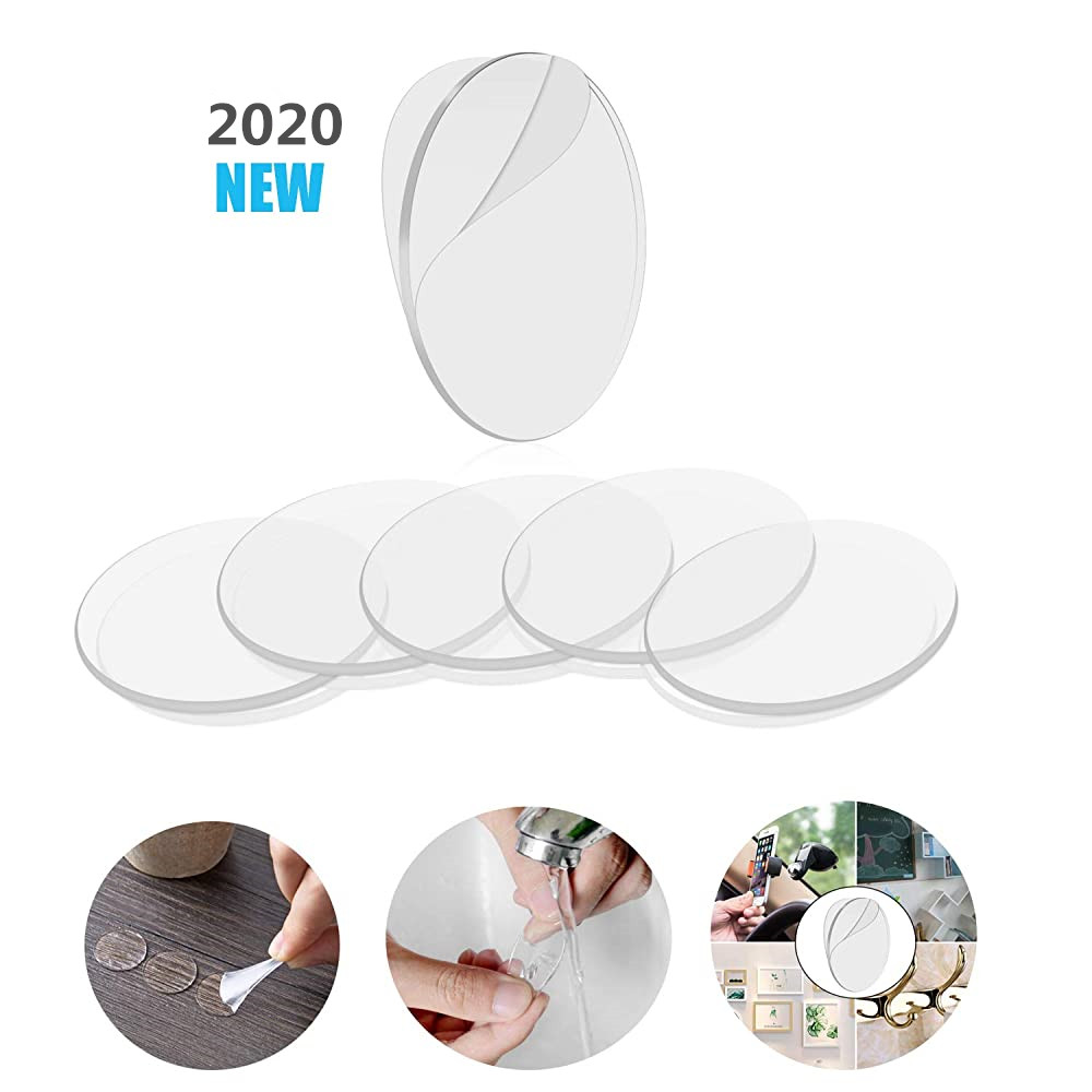 Multipurpose Double Sided Washable Circle Square  Customized Die Cut Double Side Tape,Nano Tape Reusable