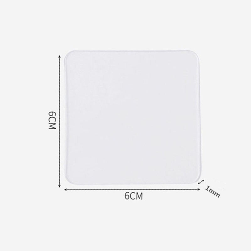 Multipurpose Double Sided Washable Circle Square  Customized Die Cut Double Side Tape,Nano Tape Reusable