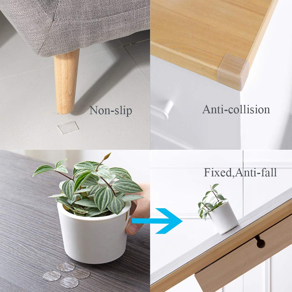 Multipurpose Double Sided Washable Circle Square  Customized Die Cut Double Side Tape,Nano Tape Reusable