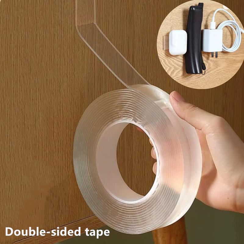 Multipurpose Double Sided Washable Circle Square  Customized Die Cut Double Side Tape,Nano Tape Reusable