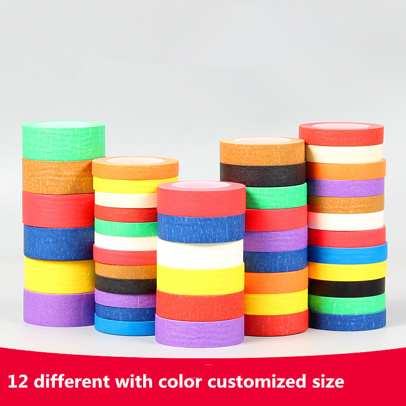ISO9001 Certified Factory Directly Supply 12 Different Color Masking Tape/Painters Tape
