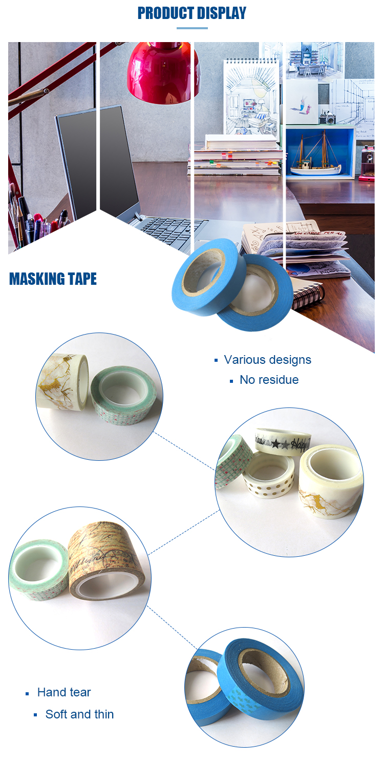 Strong Adhesive Automotive Paper Masking Tape/Painter's Tape