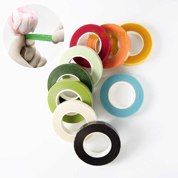 Colorful Crepe Paper Adhesive Floral Tape Flower Tape