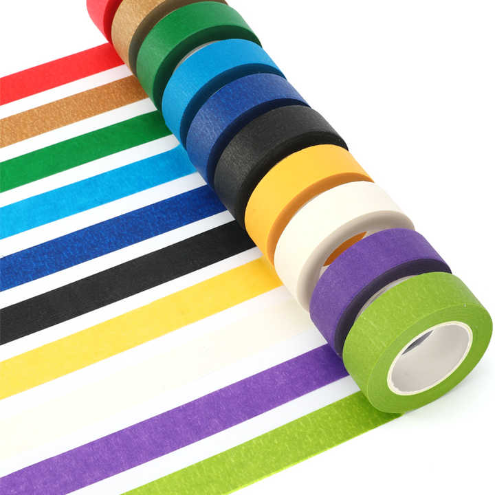 Wholesale Price Colorful 18mm Masking Tape Blue Painters Tape for Automotive Painting