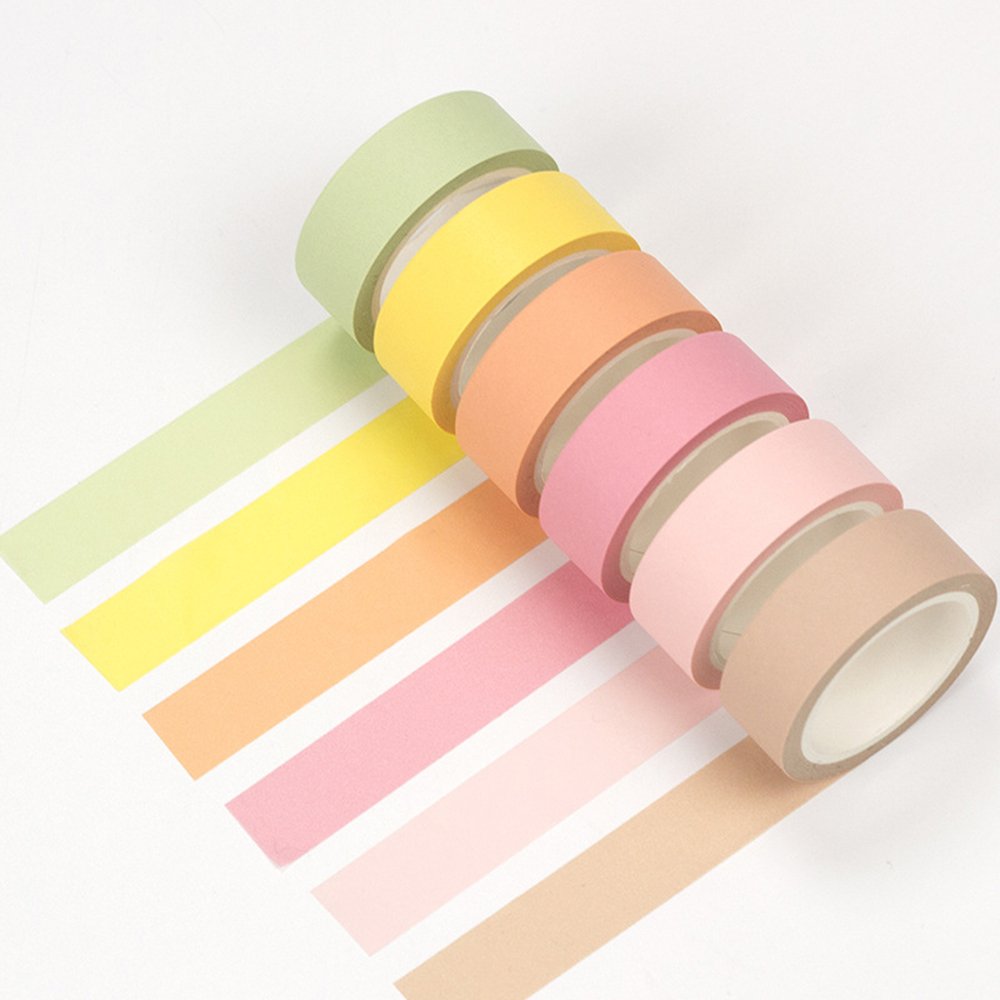 Custom 38mm Anti-UV Colorful Automotive Car Painting Masking Tapes Set 60 Days Resistant for Washi Tape Made Acrylic Resistant