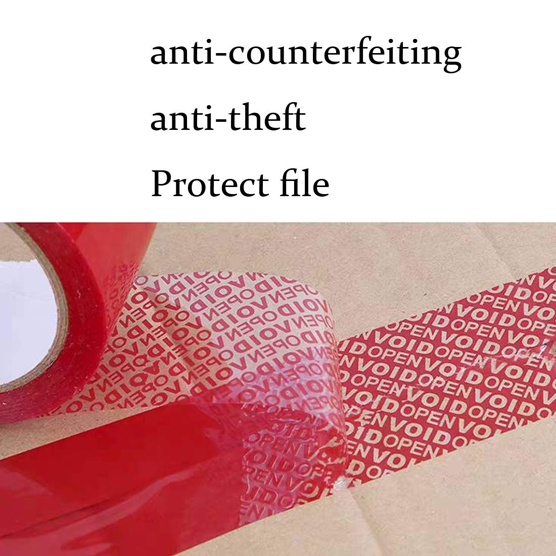 BSCI ISO9001 Certified Factory Supply LOW MOQ 48mmx50m Anti Counterfeiting Tamper Proof  Void Tape Manufacturer