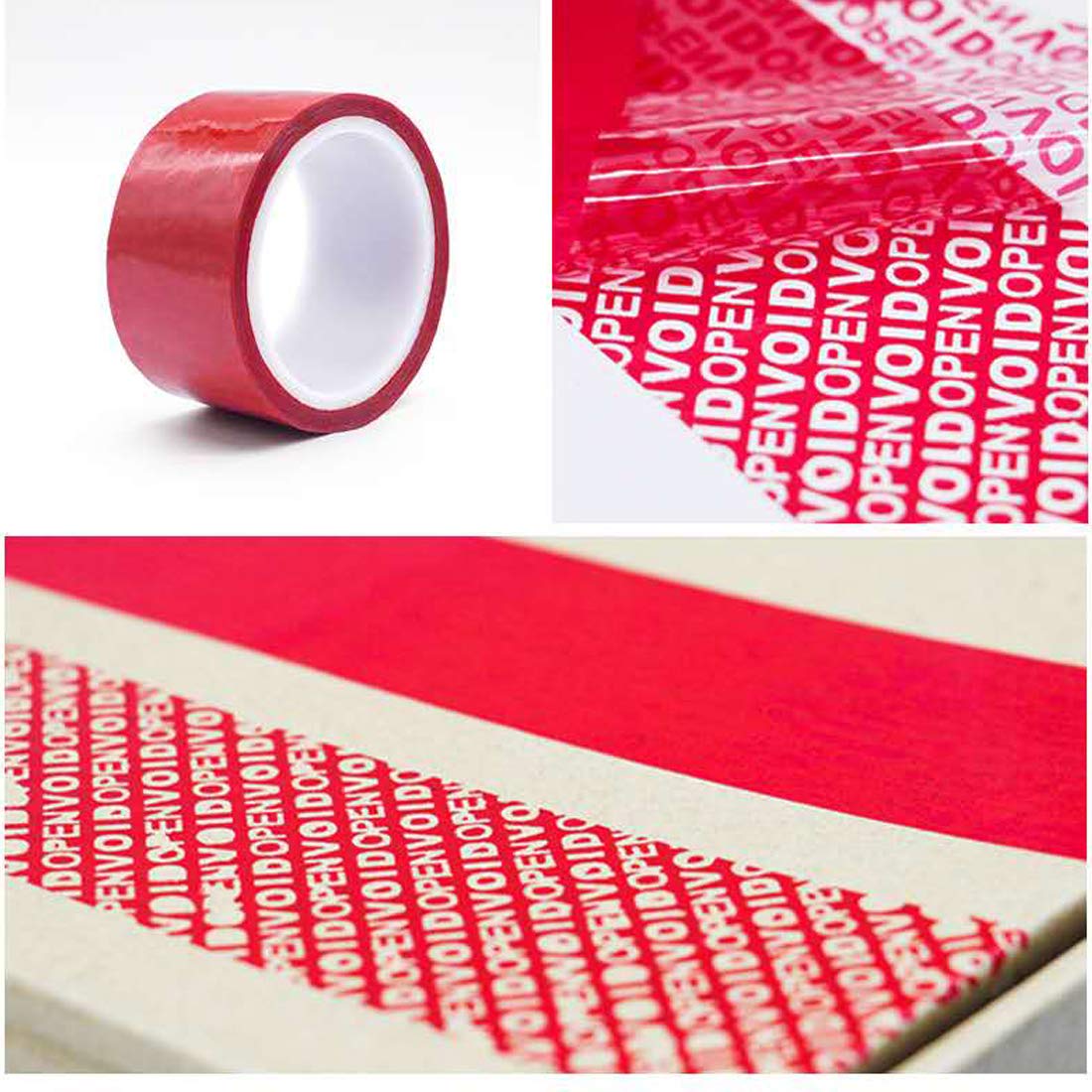 BSCI ISO9001 Certified Factory Supply LOW MOQ 48mmx50m Anti Counterfeiting Tamper Proof  Void Tape Manufacturer