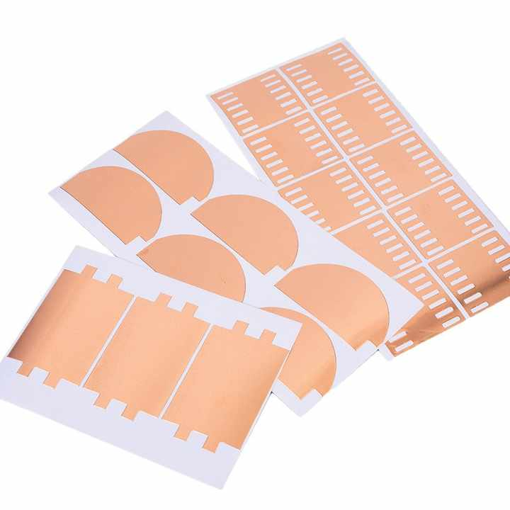 50m Copper Foil Tape with Conductive Adhesive Die Cut for Guitar EMI Shielding Slug Repellent Crafts Electrical Repairs