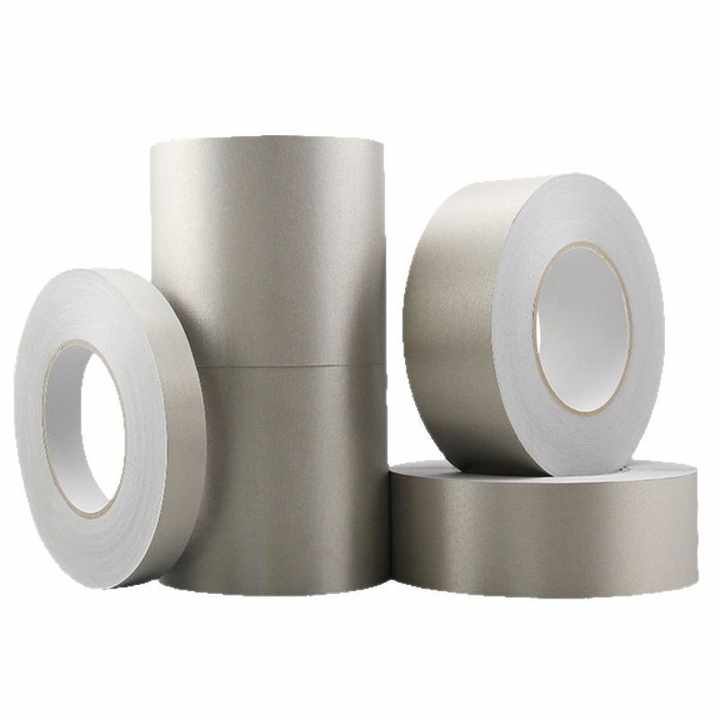 Soft Conductive Cloth EMF Shielding Tape Aluminum Foil Silver Conductive Cloth Tape RFID Signal Blocking Tape