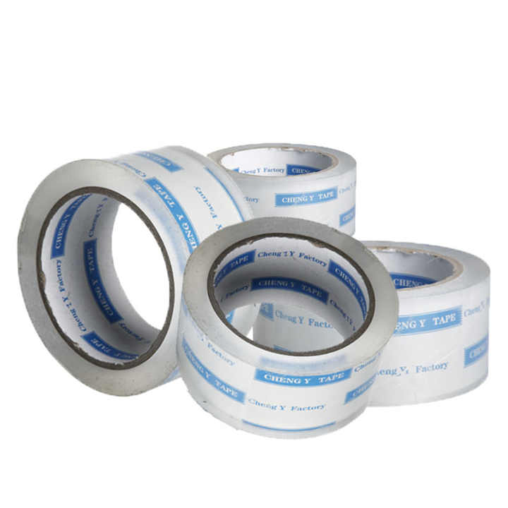 Custom Super Clear Crystal Transparent BOPP Packing Non Bubble Packaging OPP Carton Parcel Sealing Acrylic Adhesive Tape