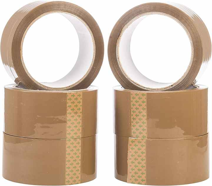 Opp Package Bopp Plastic No Bubble Box Shipping Adhesive Brown buff Packing Tape