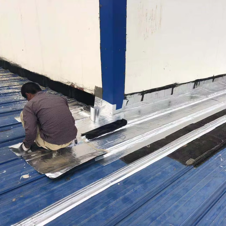 10m 20m Butyl Rubber Waterproofing Membrane Aluminium Foil Butyl Waterproof Tape Leaking for Metal Roof