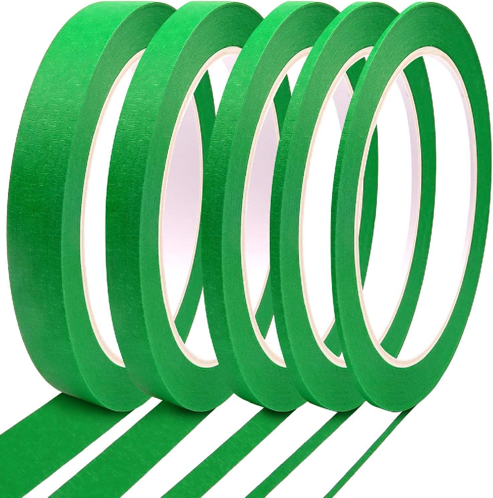 Wholesales Temperature Resistant Crepe Paper Masking Tape with Strong Adhesion Masking Paper Tape for Decorating & DIY Projects