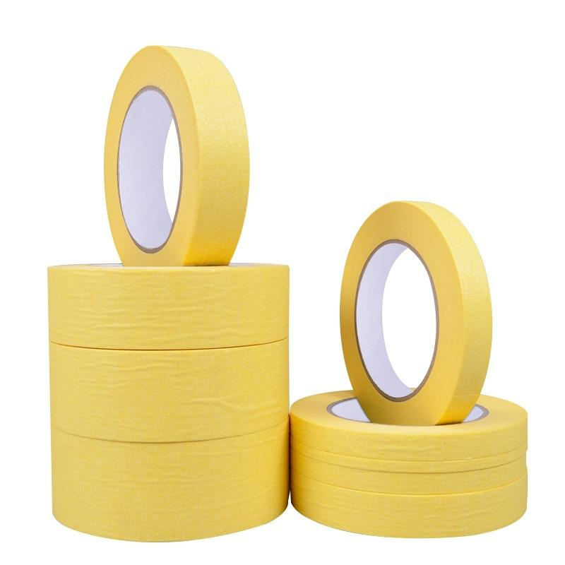 Beige Dispenser High Temperature Painter Paper Jumbo Roll Automotive Masking Tape