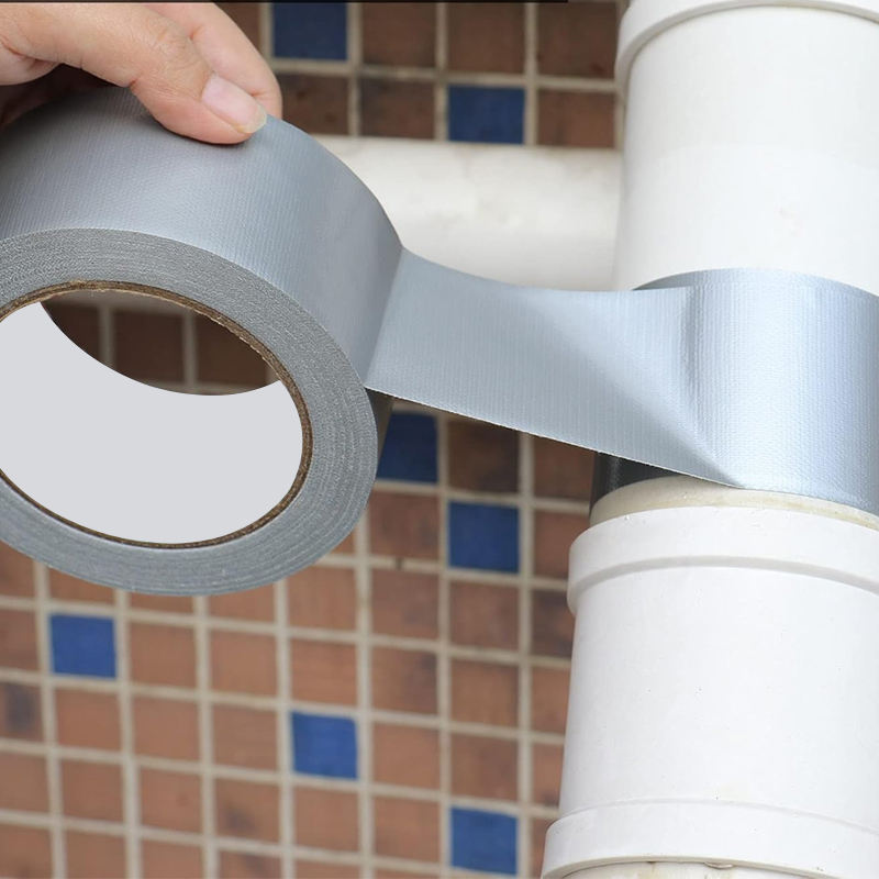 Duct Tape 3 Rolls 1.88 Inches X 55 Yards Hand Tear, Bundle Silver Heavy Duty Duct Tape