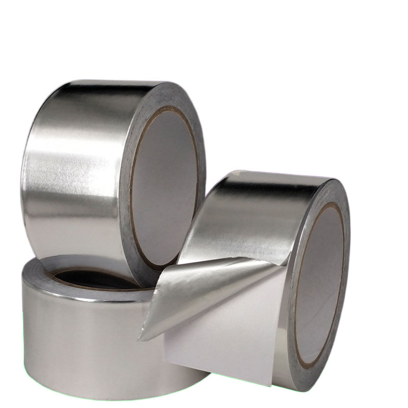 Custom Aluminum Foil Adhesive Tape High-Temperature Resistant Waterproof Aluminum Foil Tape for Repairing Hot and Cold HVAC Duct