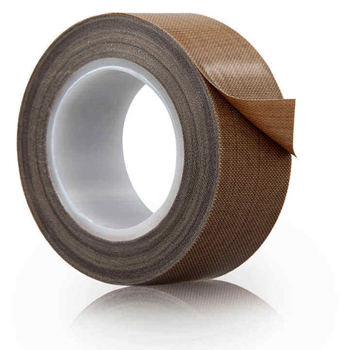 PTFE High Temp Tape Hand Impulse Sealers Insulation PTFE Coated Fiberglass Adhesive Tape for Welding Sealing Machines
