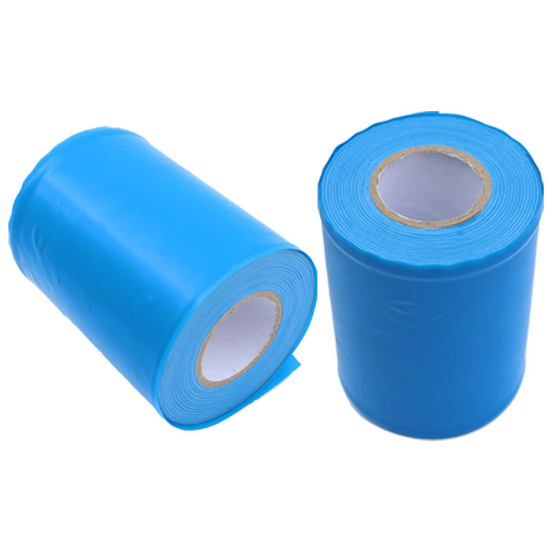 Blue Air Conditioner PVC Duct Pipe Insulation Wrapping Conditioning Non Adhesive Without Glue Custom Air-Conditioner Repair Tape