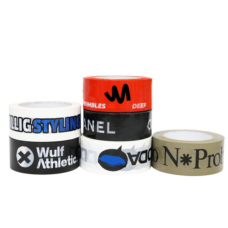 Carton Sealing Plastic Tape Cinta De Embalaje Design Printed Bopp Adhesive Tape