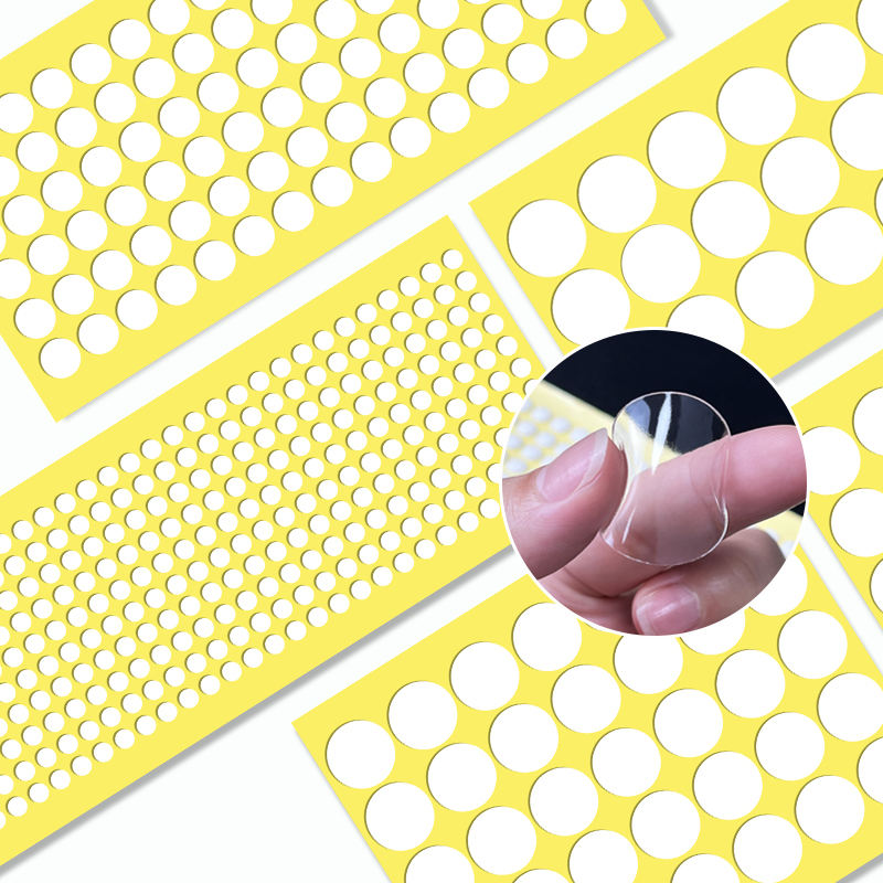 Die Cut Nano Tape Double Sided Transparent Reusable Adhesive Silicone Sticker Nano Tape