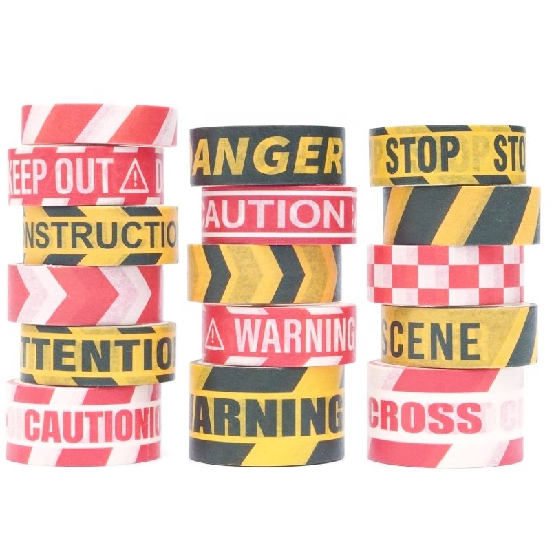 Customize Printed Waterproof Warning Tape Custom Self
