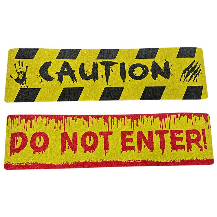 Custom Die Cutting Warning Sticker Pvc Reflecting Warning Tape