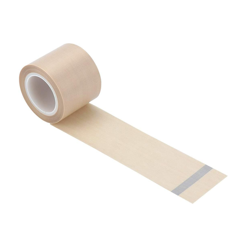 White Coffee Color Heat Resistant PTFE 13mm Silicone Adhesive Sealer Cloth Fiberglass Tape