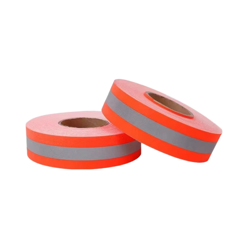 Wholesale Fluorescence Green and Orange Reflective Fire-Proof Retardant Cotton Fabric Reflective Material