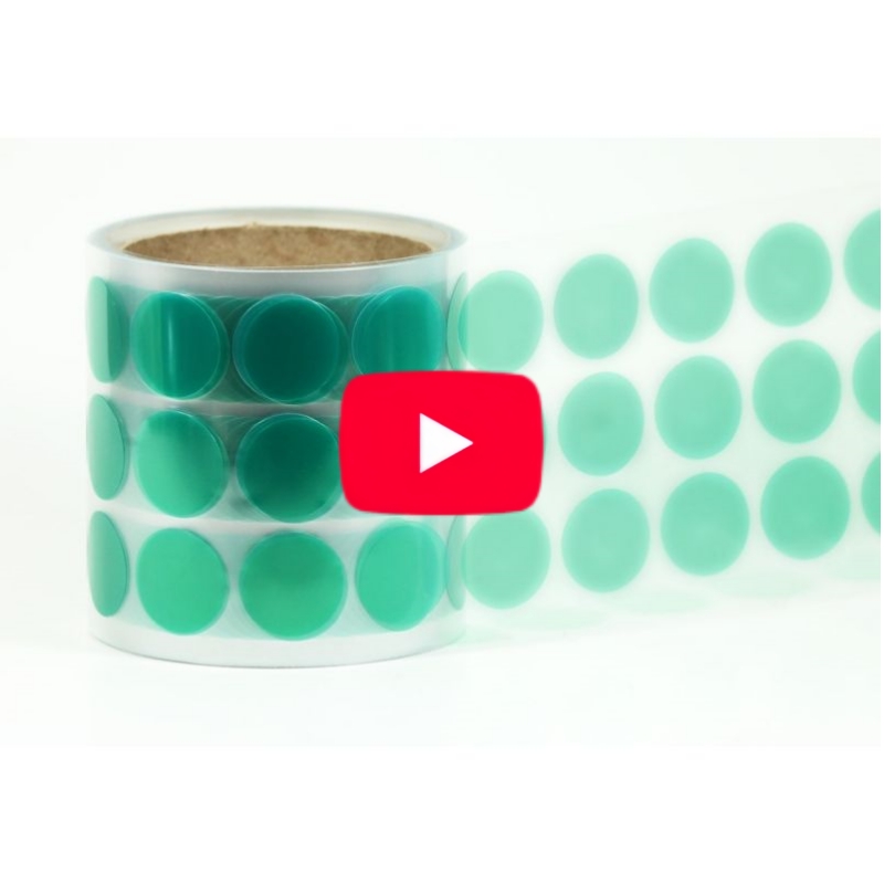 Die cut Green High Temperature Battery Pet Silicone Tape