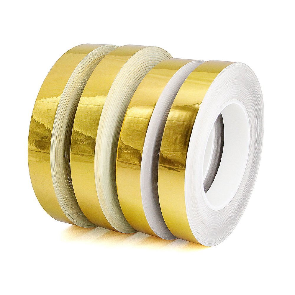 Shiny Gold Silver Self Adhesive Tile Gap Strip Tape Decorative Waterproof Seam Line Sticker for Home Floor Wall Design