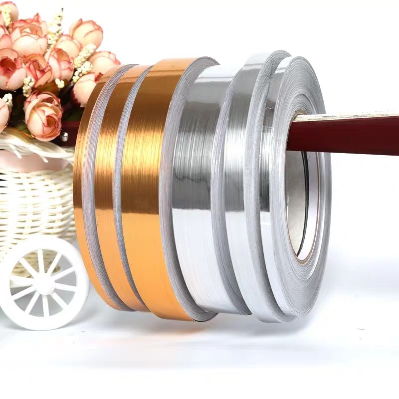 Waterproof Gold Tile Sticker Self-Adhesive Foil Strip for Tile Line Beauty Decoration