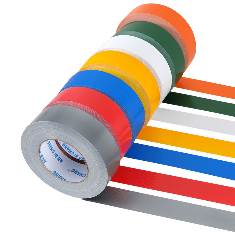 Colorful High-Temperature Pressure Sensitive Packing Tape Book Binding Adhesive Duct Cloth for Carton Sealing