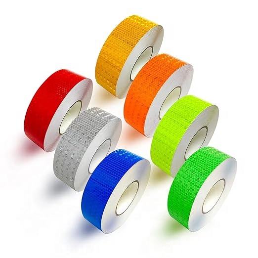 Reflective Tapes Night Safety Reflective Warning Stickers Adhesive Tape Waterproof Outdoor, for Bike, Trailer, Motorcycle
