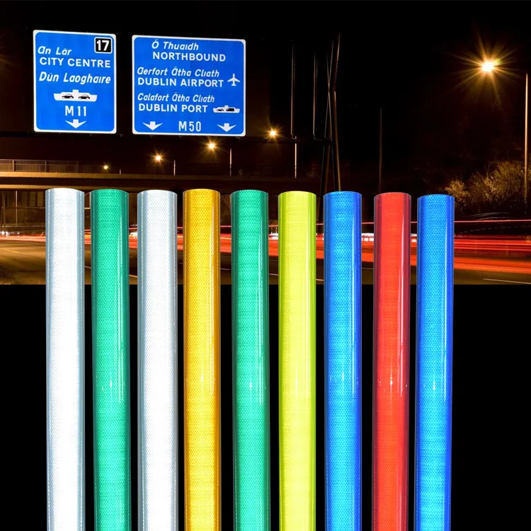 HIP Micro Prism Film Retroreflective Vehicle License Plate Sheet Prismatic Reflective Material for Enhanced Visibility