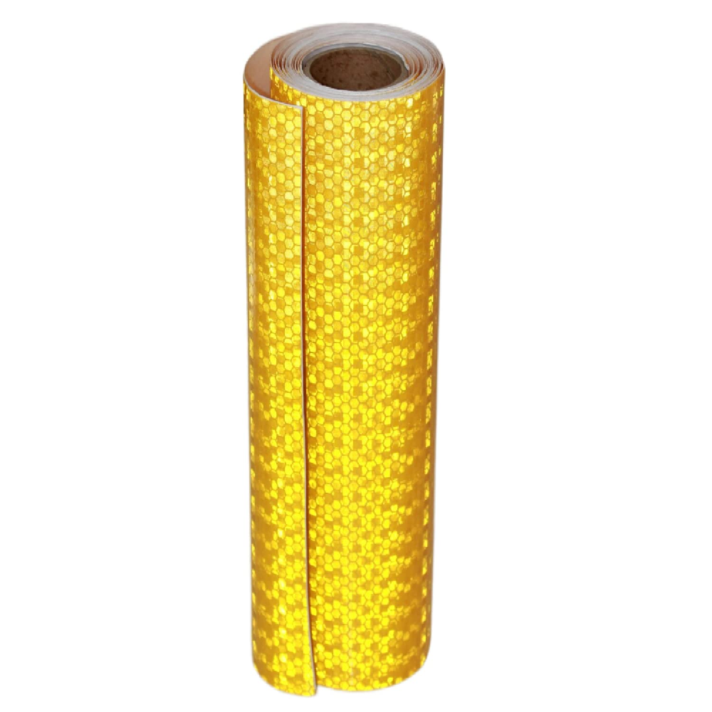 High Visibility Commercial Grade PVC Printable Self-Adhesive Reflective Material Honeycomb Reflective Vinyl Roll Reflective Film