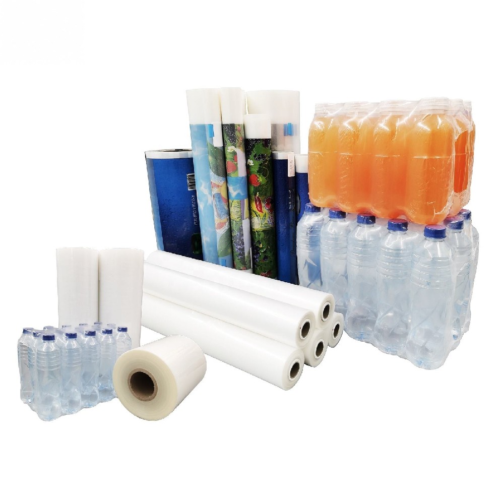 Shrink Film Soft PE Moisture Proof Transparent Packaging Roll for Beverage Bottles
