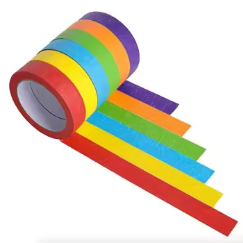 Colored masking tape