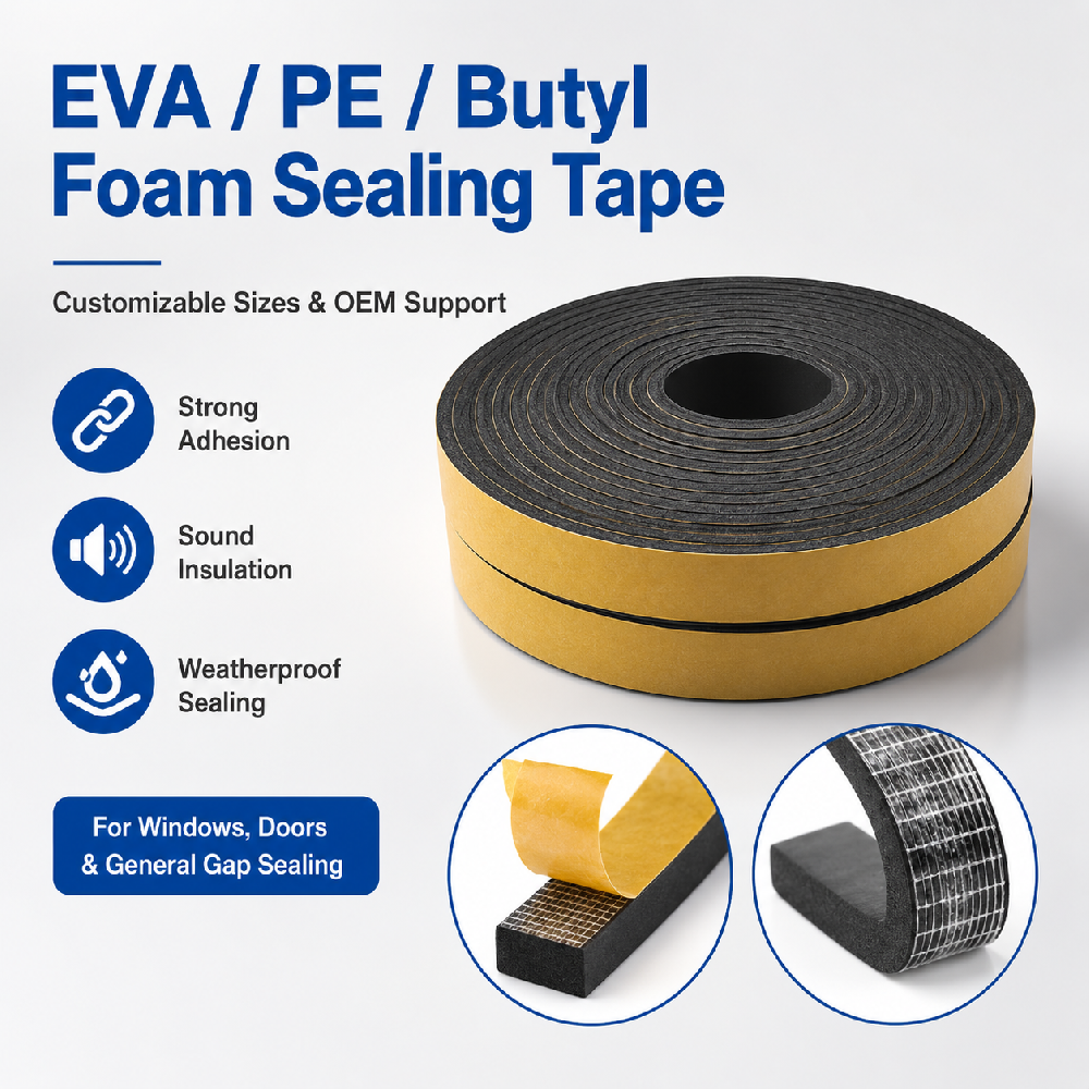 EVA / PE / Butyl Foam Sealing Tape