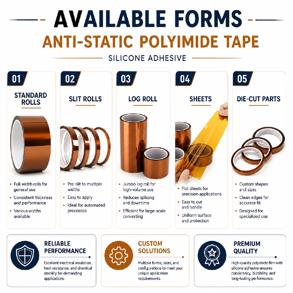 Anti-Static Polyimide Tape